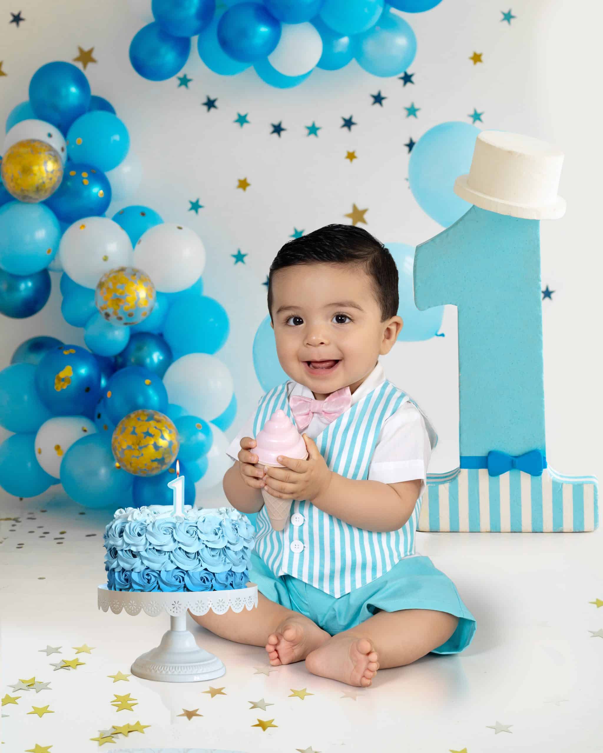 Background,With,Balloons,For,First,Birthday | Photo Perfections